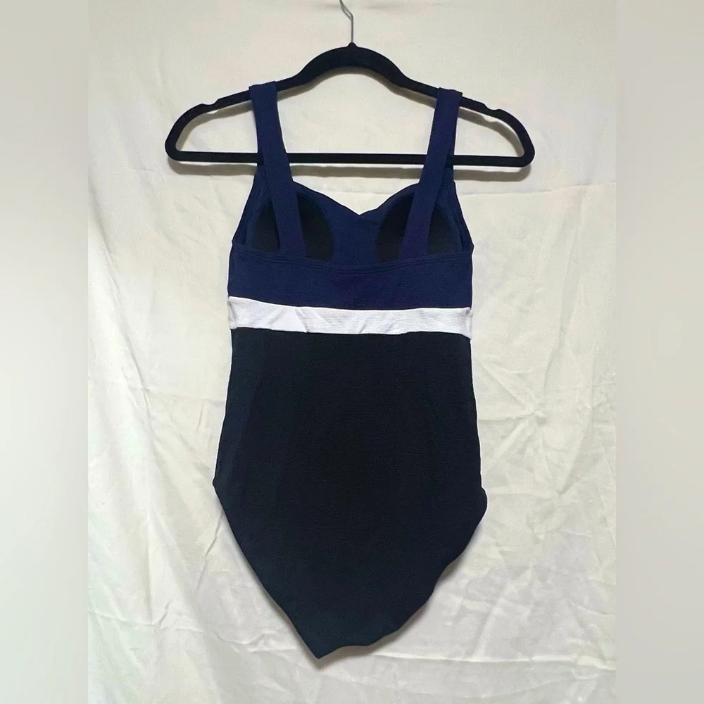 NWT Tommy Bahama Colorblock One Piece Tummy Control Swimsuit Summer Beach - Picture 8 of 11